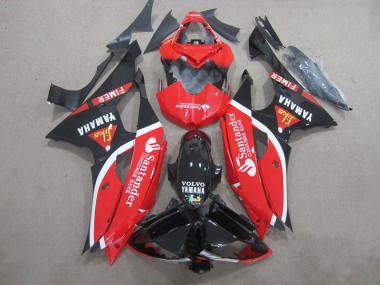Noir Rouge Blanc Santander Carénage R6 2008-2016