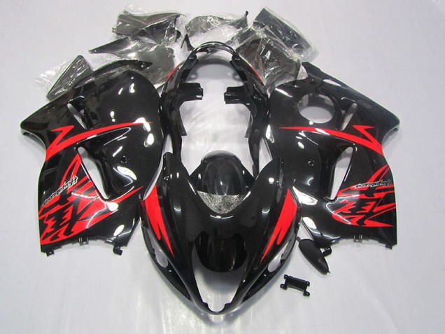 Noir Rouge Carénage GSXR 1300 Hayabusa 1996-2007 Noir Rouge Carénage GSXR 1300 Hayabusa 1996-2007