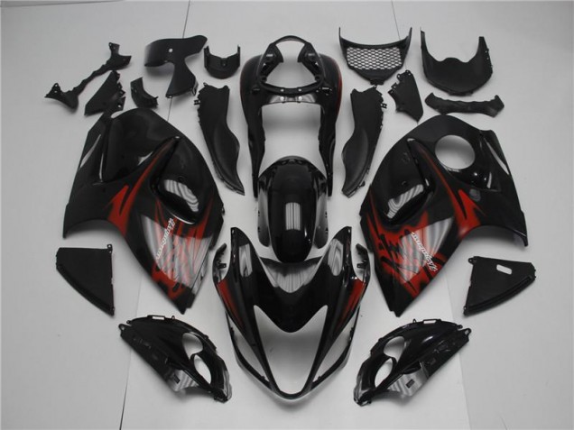 Noir Rouge Carénage GSXR 1300 Hayabusa 2008-2019 Noir Rouge Carénage GSXR 1300 Hayabusa 2008-2019