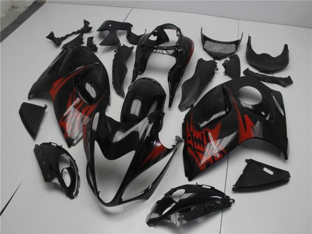 Noir Rouge Carénage GSXR 1300 Hayabusa 2008-2019 Noir Rouge Carénage GSXR 1300 Hayabusa 2008-2019