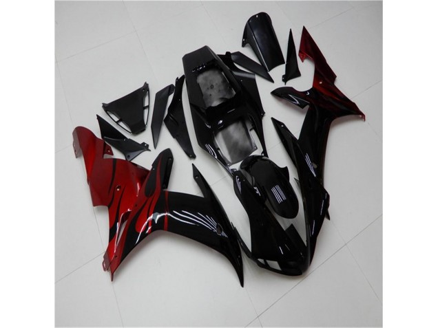 Noir Rouge Carénage R1 2002-2003 Noir Rouge Carénage R1 2002-2003