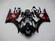 Noir Rouge Carénage R6 2003-2005 Noir Rouge Carénage R6 2003-2005
