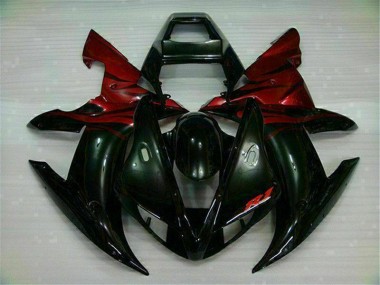 Noir Rouge Carénages R1 2002-2003