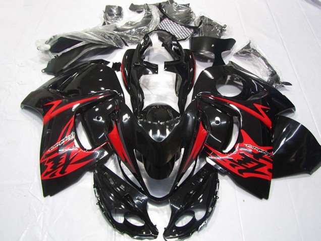 Noir Rouge Carrosserie GSXR 1300 Hayabusa 2008-2019 Noir Rouge Carrosserie GSXR 1300 Hayabusa 2008-2019