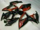 Noir Rouge Carrosserie GSXR 600 / 750 K6 2006-2007 Noir Rouge Carrosserie GSXR 600 / 750 K6 2006-2007