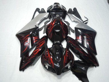Noir Rouge Flamme Carénage CBR 1000 RR 2004-2005