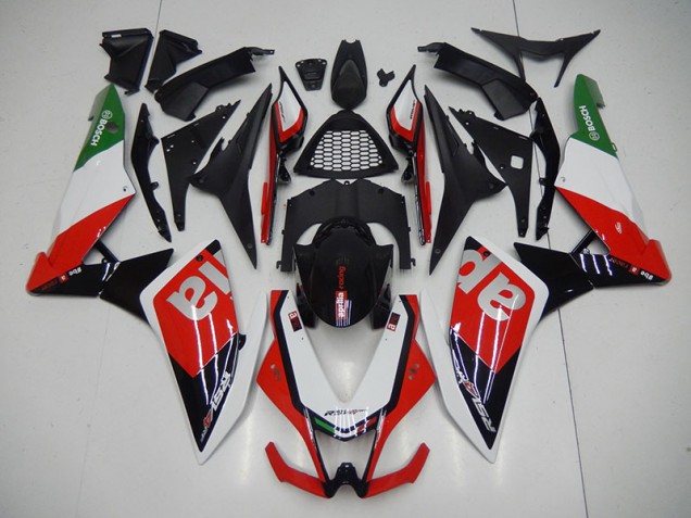 Noir Rouge Kit Carénages Complet RSV4 2009-2015 Noir Rouge Kit Carénages Complet RSV4 2009-2015