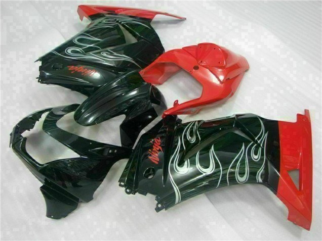 Noir Rouge Ninja Carénage EX250 2008-2012 Noir Rouge Ninja Carénage EX250 2008-2012