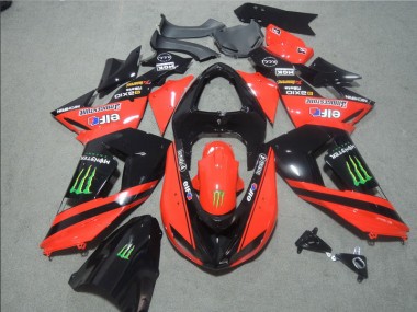 Noir Rouge Touch4 Monster Carénage ZX10R 2006-2007