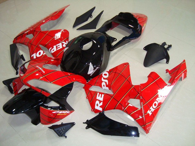 Noir Spider Man Repsol Carénage CBR 600 RR 2003-2004 Noir Spider Man Repsol Carénage CBR 600 RR 2003-2004