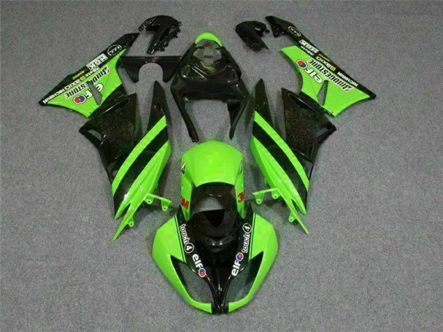Noir Vert 3M Touch4 Carénage ZX6R 2009-2012 Noir Vert 3M Touch4 Carénage ZX6R 2009-2012