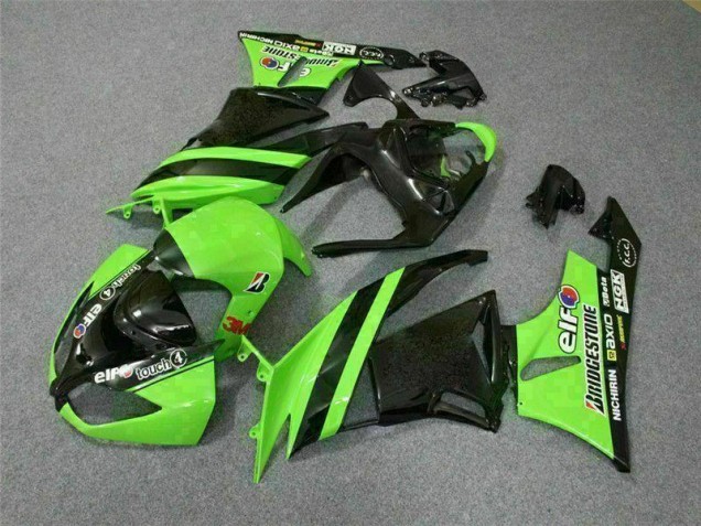 Noir Vert 3M Touch4 Carénage ZX6R 2009-2012 Noir Vert 3M Touch4 Carénage ZX6R 2009-2012