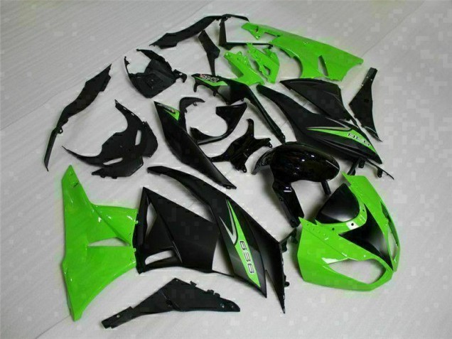 Noir Vert 636 Carénage ZX6R 2009-2012 Noir Vert 636 Carénage ZX6R 2009-2012
