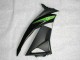 Noir Vert 636 Carénage ZX6R 2009-2012 Noir Vert 636 Carénage ZX6R 2009-2012