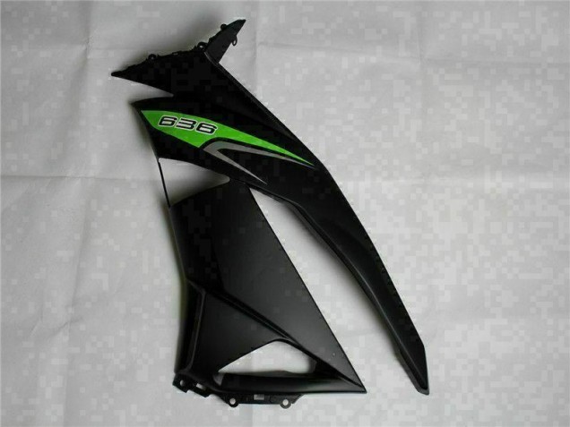 Noir Vert 636 Carénage ZX6R 2009-2012 Noir Vert 636 Carénage ZX6R 2009-2012