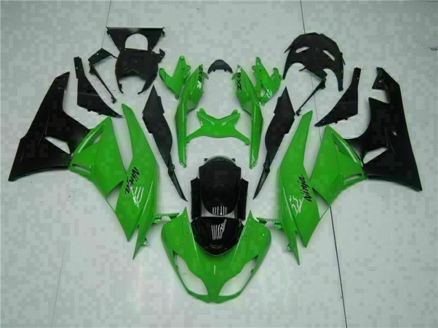 Noir Vert Carénage ZX6R 2009-2012 Noir Vert Carénage ZX6R 2009-2012