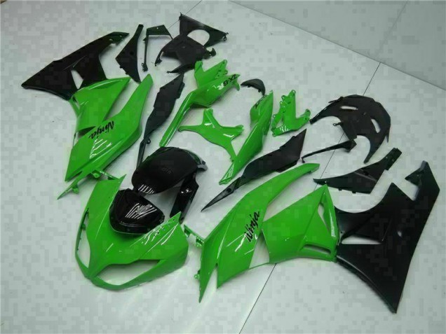 Noir Vert Carénage ZX6R 2009-2012 Noir Vert Carénage ZX6R 2009-2012