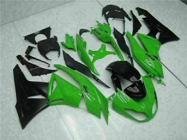 Noir Vert Carénage ZX6R 2009-2012 Noir Vert Carénage ZX6R 2009-2012
