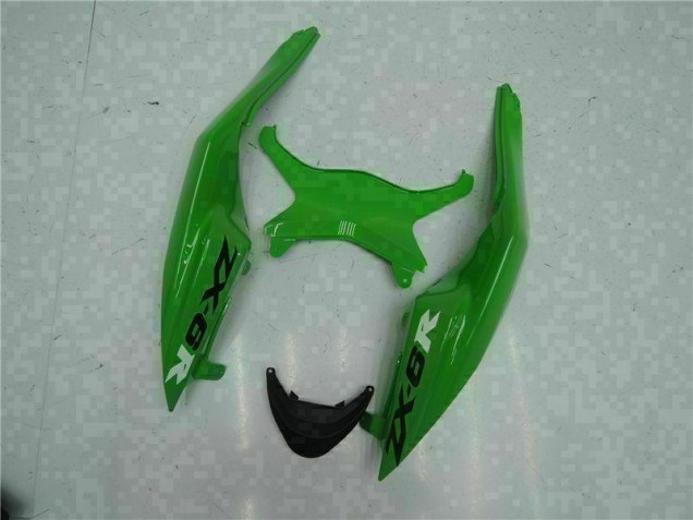 Noir Vert Carénage ZX6R 2009-2012 Noir Vert Carénage ZX6R 2009-2012