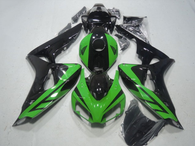 Noir Vert Carénages CBR 1000 RR 2006-2007 Noir Vert Carénages CBR 1000 RR 2006-2007