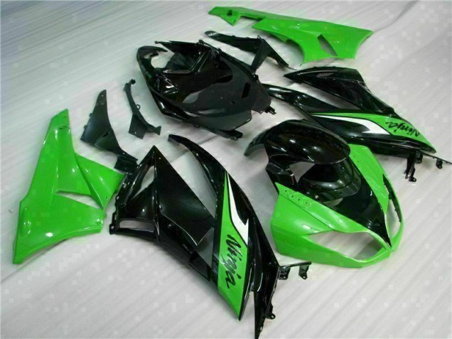 Noir Vert Carrosserie ZX6R 2009-2012 Noir Vert Carrosserie ZX6R 2009-2012