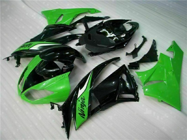 Noir Vert Carrosserie ZX6R 2009-2012 Noir Vert Carrosserie ZX6R 2009-2012
