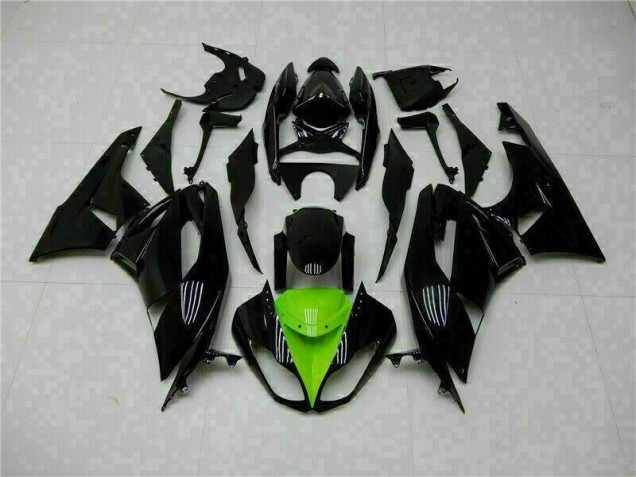 Noir Vert Kit Carénages Complet ZX6R 2009-2012