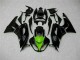 Noir Vert Kit Carénages Complet ZX6R 2009-2012