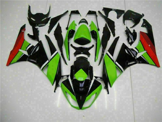 Noir Vert Rouge Carénage ZX6R 2009-2012 Noir Vert Rouge Carénage ZX6R 2009-2012