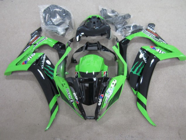 Noir Vert Touch4 Monster Carénage ZX10R 2011-2015 Noir Vert Touch4 Monster Carénage ZX10R 2011-2015