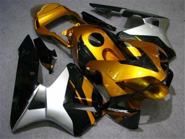 Or Argent Noir Carénage CBR 600 RR 2003-2004 Or Argent Noir Carénage CBR 600 RR 2003-2004