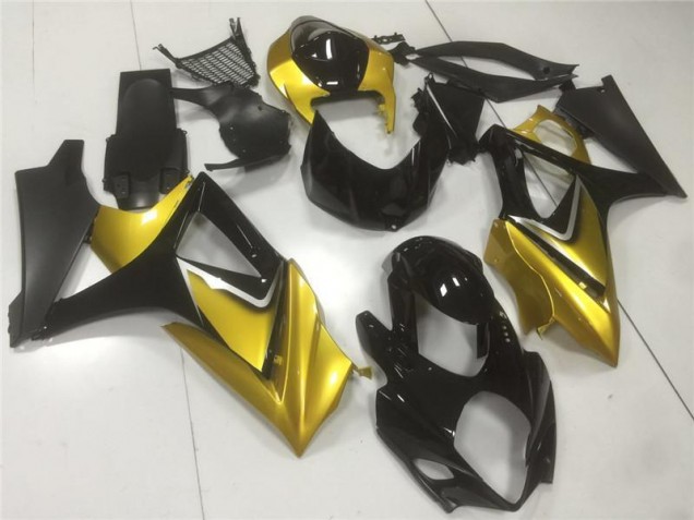 Or Noir Carénages GSXR 1000 K7 2007-2008 Or Noir Carénages GSXR 1000 K7 2007-2008