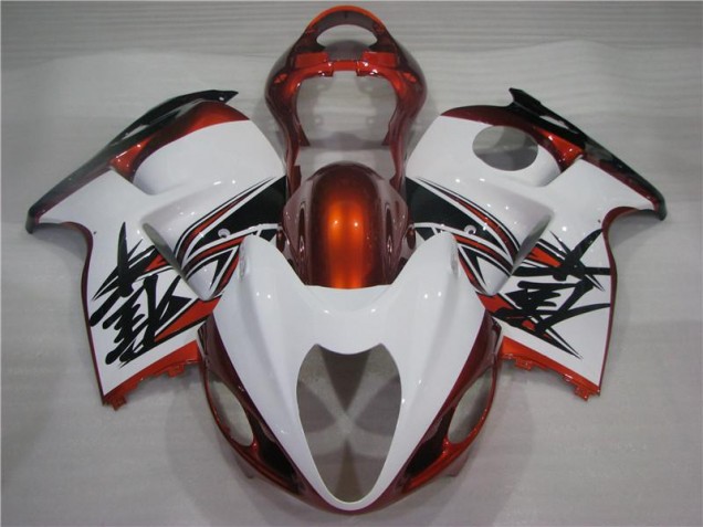 Orange Blanc Noir Carénage GSXR 1300 Hayabusa 1996-2007 Orange Blanc Noir Carénage GSXR 1300 Hayabusa 1996-2007