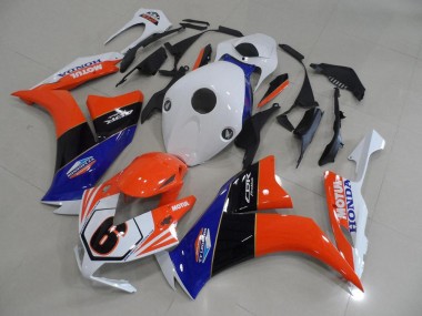 Orange Blanc TT Legend Carénage CBR 1000 RR 2012-2016
