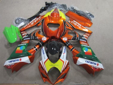 Orange Jaune Monster Carénage GSXR 1000 K7 2007-2008