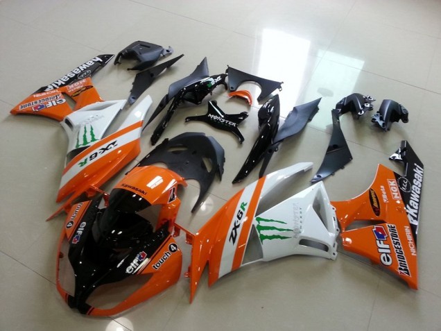 Orange Monster Carénage ZX6R 2009-2012 Orange Monster Carénage ZX6R 2009-2012
