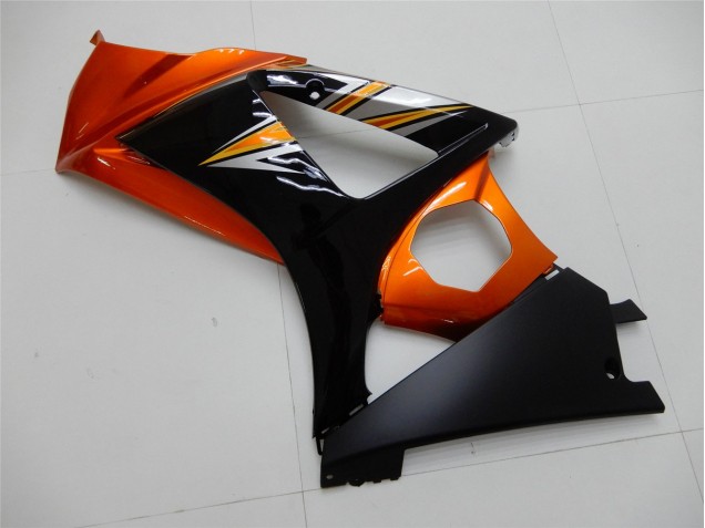 Orange Noir Carénage GSXR 1000 K7 2007-2008 Orange Noir Carénage GSXR 1000 K7 2007-2008