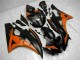 Orange Noir Carénage R6 2006-2007 Orange Noir Carénage R6 2006-2007