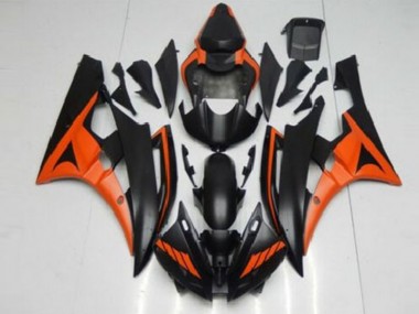 Orange Noir Carénages R6 2006-2007