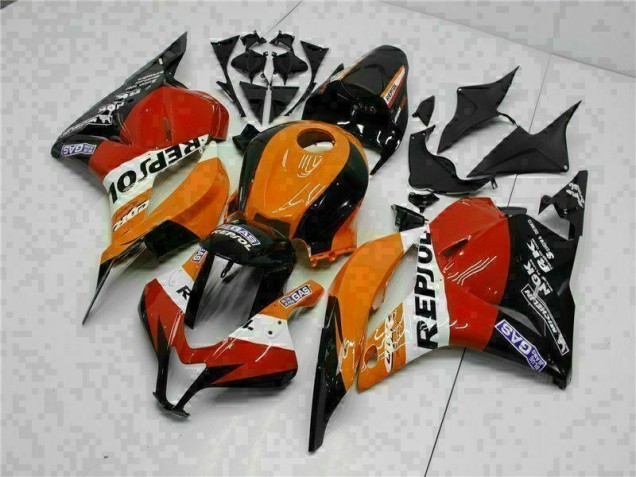Orange Repsol Carénage CBR 600 RR 2009-2012 Orange Repsol Carénage CBR 600 RR 2009-2012