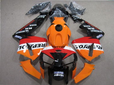 Orange Rouge Noir Repsol Carénage CBR 600 RR 2005-2006