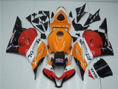 Orange Rouge Noir Repsol Carénage CBR 600 RR 2009-2012