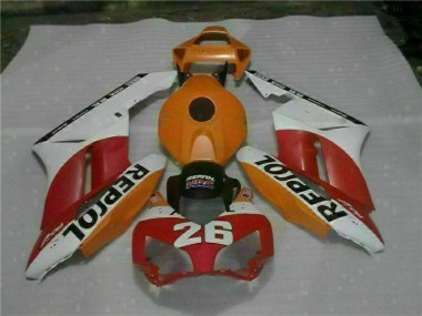 Orange Rouge Repsol 26 Carénage CBR 1000 RR 2004-2005