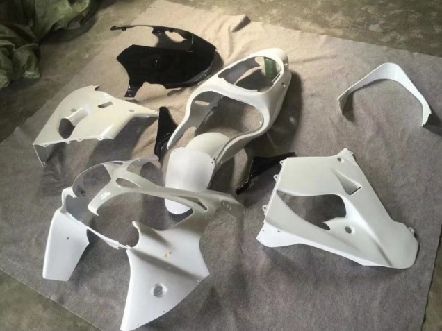 Pure Blanc Noir Brillant Carénage ZX9R 2000-2001