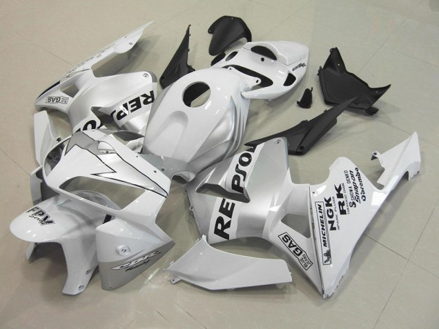 Repsol Blanc Argent Carénage CBR 600 RR 2005-2006 Repsol Blanc Argent Carénage CBR 600 RR 2005-2006