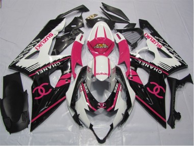 Rose Chanel Carénage GSXR 600 K6 2006-2007