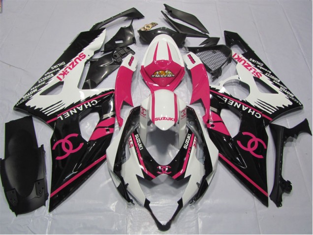 Rose Chanel Carénage GSXR 600 K6 2006-2007 Rose Chanel Carénage GSXR 600 K6 2006-2007