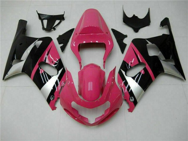 Rose Noir Carénage GSXR 600 / 750 K1 K2 K3 2001-2003 Rose Noir Carénage GSXR 600 / 750 K1 K2 K3 2001-2003