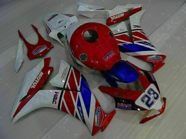 Rouge Blanc Bleu 23 Carénage CBR 1000 RR 2012-2016 Rouge Blanc Bleu 23 Carénage CBR 1000 RR 2012-2016