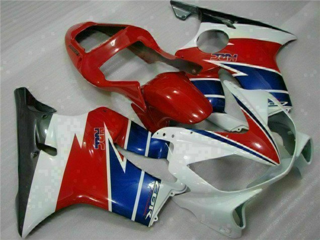 Rouge Blanc Bleu Carénage CBR 600 F4i 2001-2003 Rouge Blanc Bleu Carénage CBR 600 F4i 2001-2003
